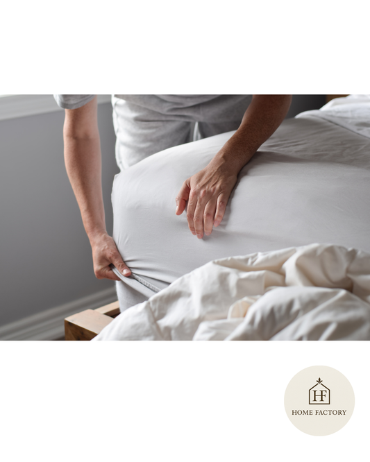 White Weave Fitted Sheet