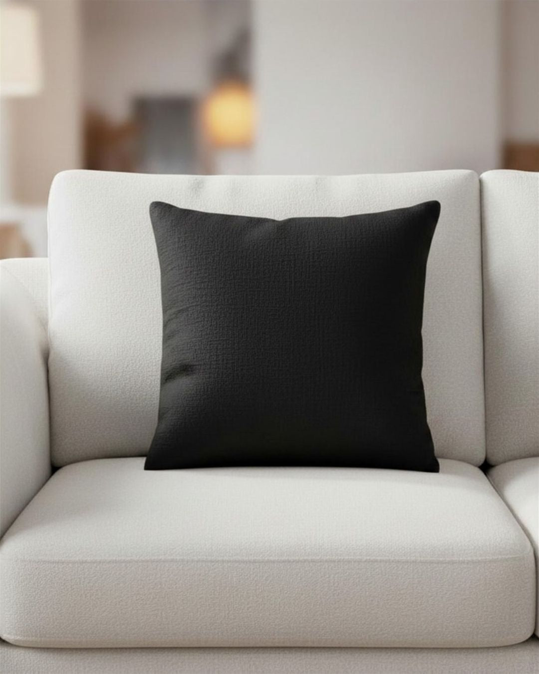 Raw silk cushion cover